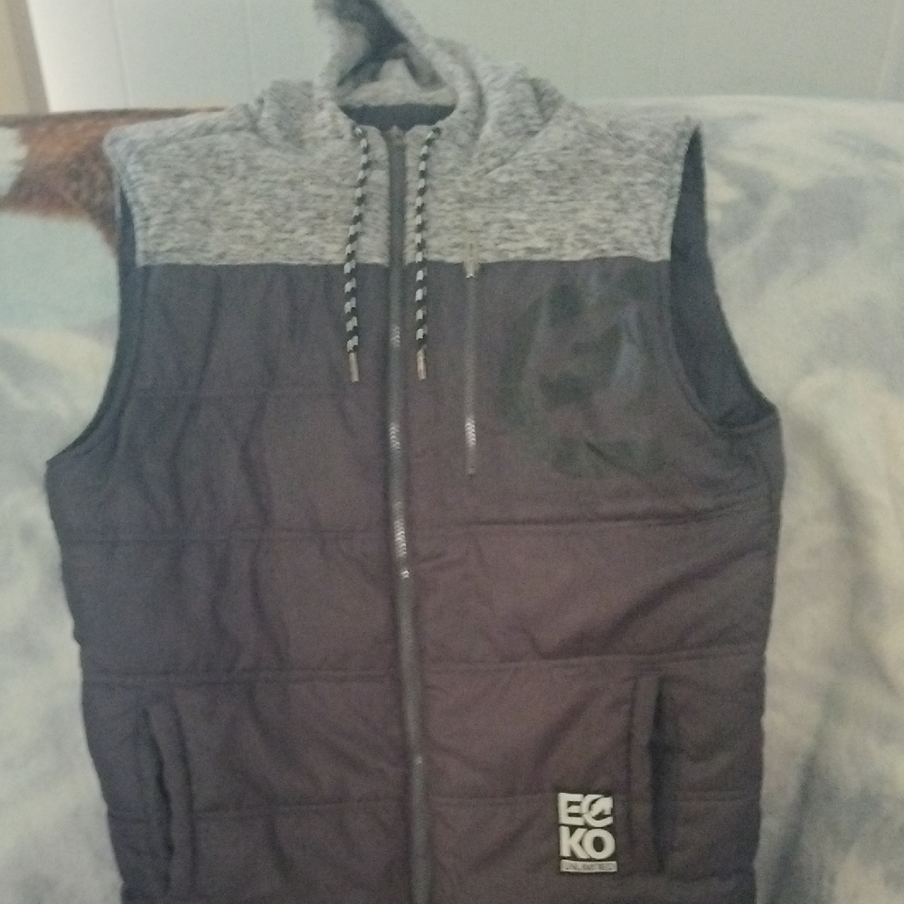 Ecko Unlimited Black and Pink Label Jacket